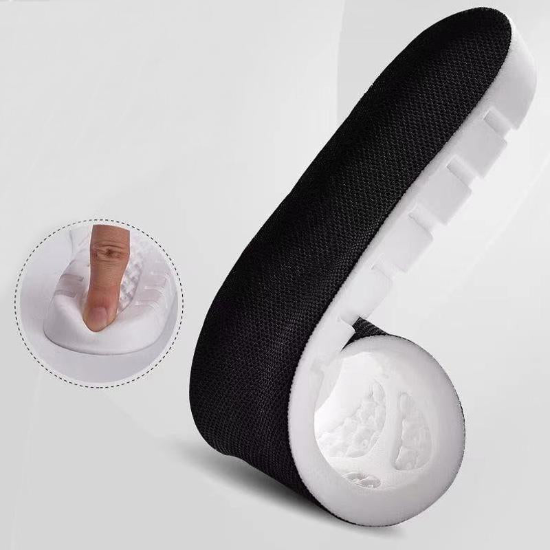 Sports High Elastic Kinetic Energy Ultra Light Insoles Sweat Shock Absorbent Deodorant Breathable EVA Soft Shoes Pad Brioche