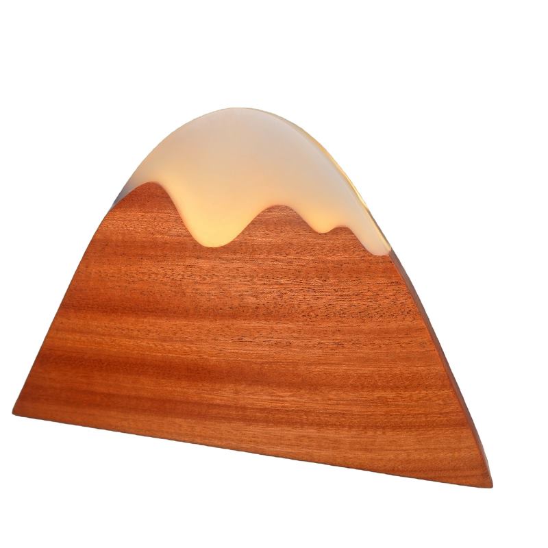 WeCraft Product Epoxy Resin Night Light High Quality Luxury Modern Home Decoration Light Wooden Table Lamp Resin Crafts