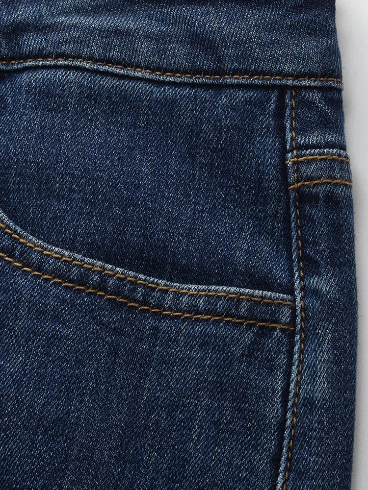 Denim Straight Full Length Women Jeans
