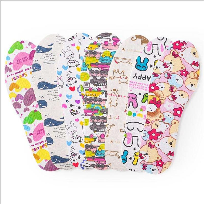 Kids Shoe Pad Cut Free Size Massage Cushion Latex EVA Ultralight Soft Pads Children Insole Cartoon Cute Protector Breathable