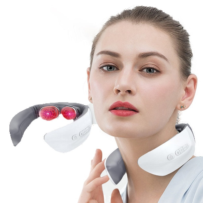 Neck Massager and Electric Pulse Back Far Infrared Health Care Relaxation Heating Tool Neck protector
