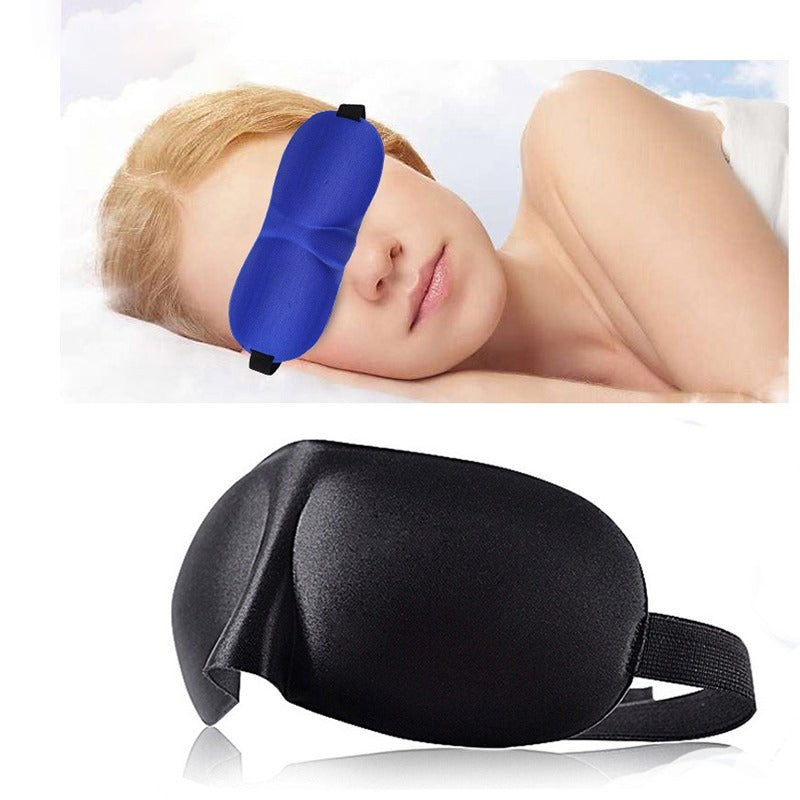 2pcs 3D Portable Soft Travel Sleep Rest Aid Eye Mask Cover Sleeping Eye Patch Eyeshade Massage