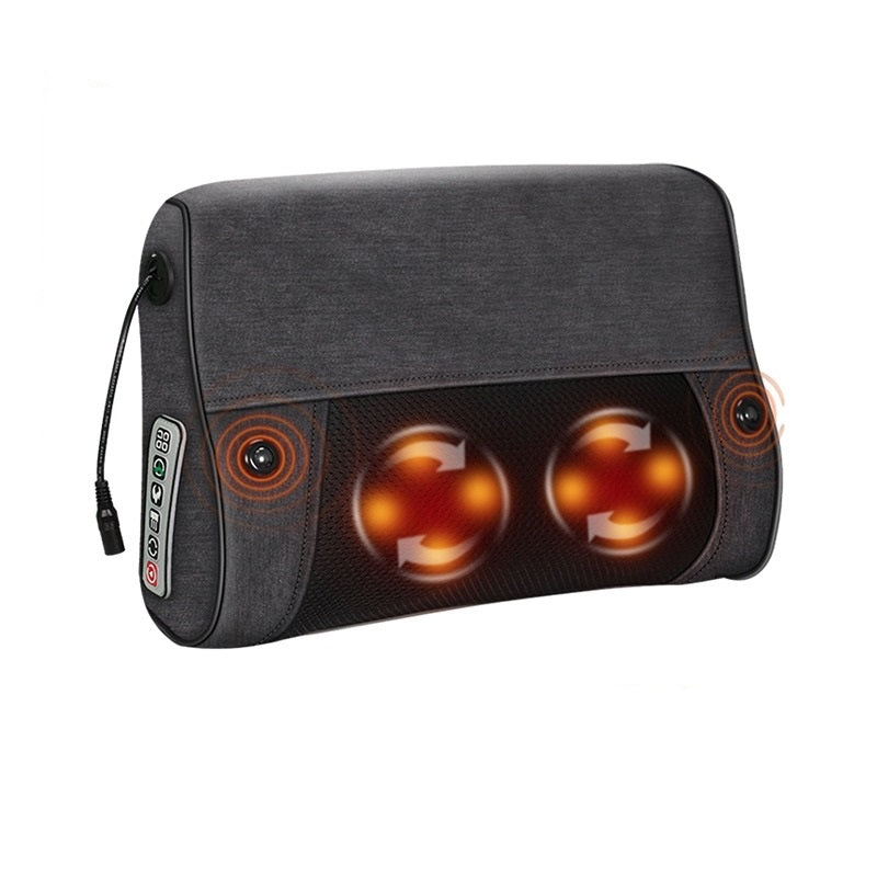 Ogamacrius Gift Massage Pillow Neck Black Color Electric Healthy Home Use Heated Full Body Shoulder Supply Price