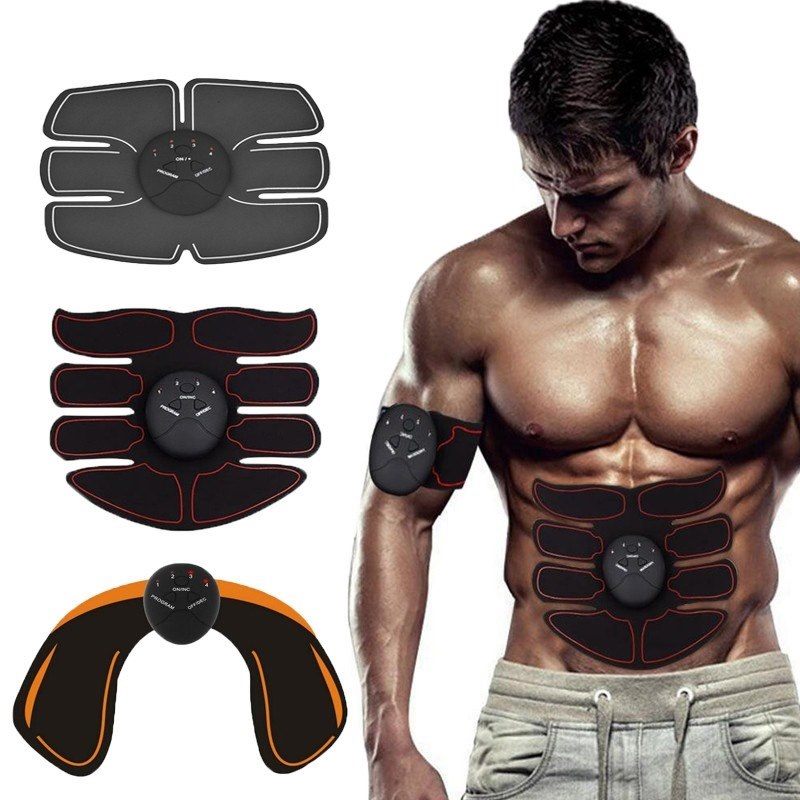 New Smart EMS Muscle Stimulator ABS Abdominal Muscle Toner Body Fitness Shaping Massage Patch Sliming Trainer Exerciser Unisex