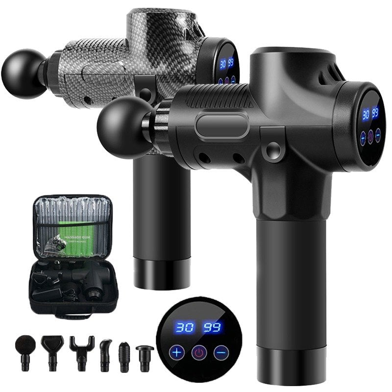 Massage Gun Deep Body Massager For Muscle Pain Relief Exercising Body and Relaxation Slimming Shaping Massager