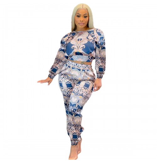 New Style Running Female Two Piece Set Plus Size Women's Pants & Trousers